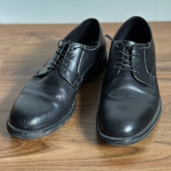 VAGABOND Black Leather Oxfords Size W39 / 8.5 - Picture 1 of 3
